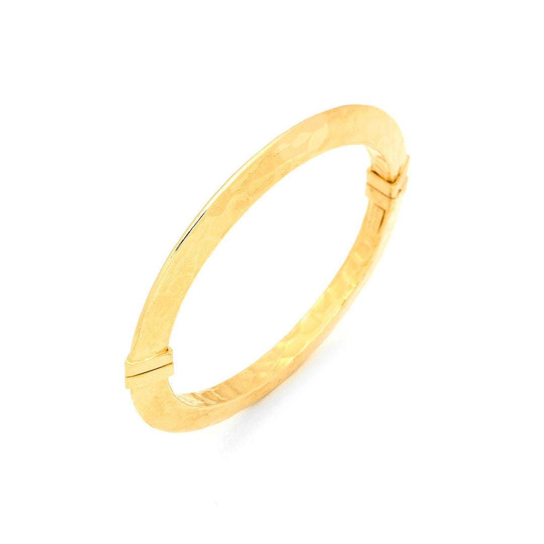 Giovanni Raspini bracciale Bangle Blade Piccolo argento 925 finitura PVD oro giallo 11782 - Capodagli 1937