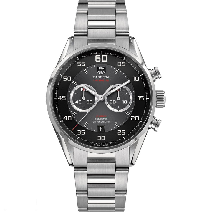 TAG HEUER CARRERA קליבר 36 FLYBACK 43 מ"מ CHRONOGRAGHT CLOCK CAR2B10.BA0799