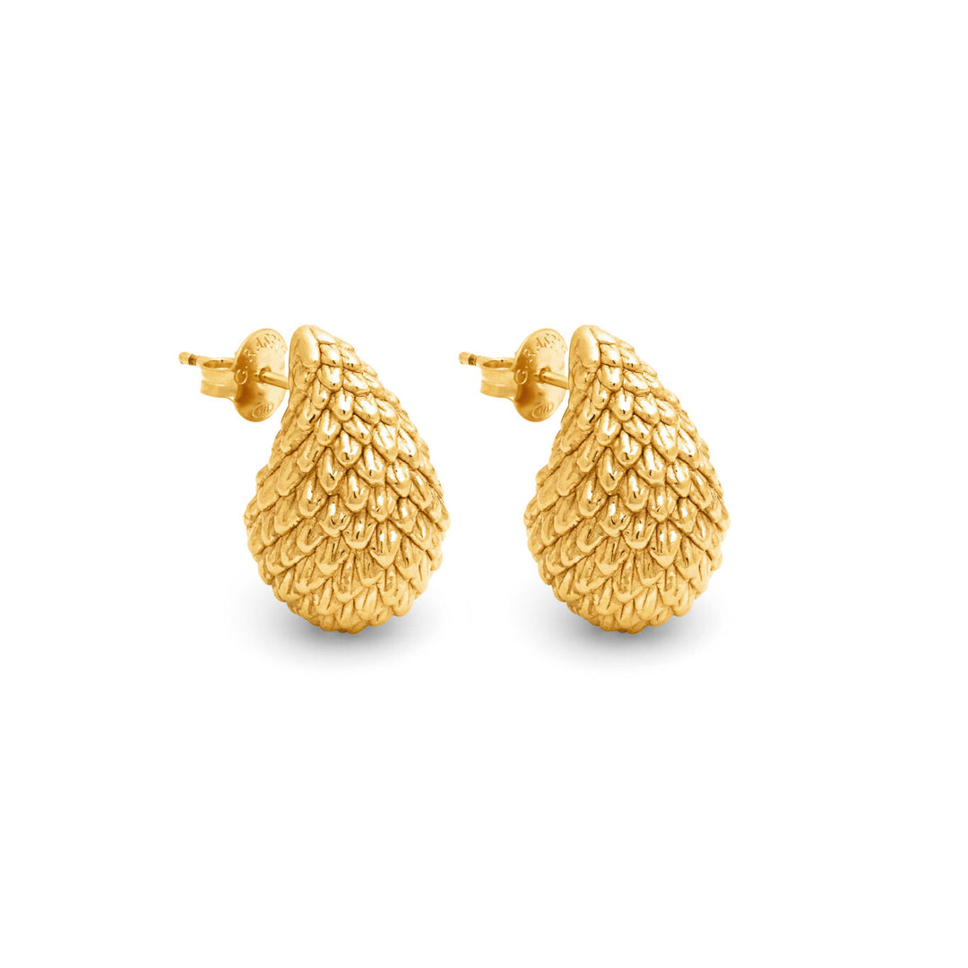 Giovanni Raspini Small Snake Drop Earrings 12357