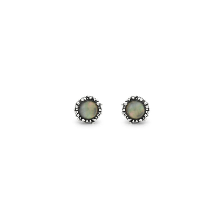 Giovanni Raspini small maui earrings Earrings in 925 silver, mother of pearl and hyaline quartz 12603