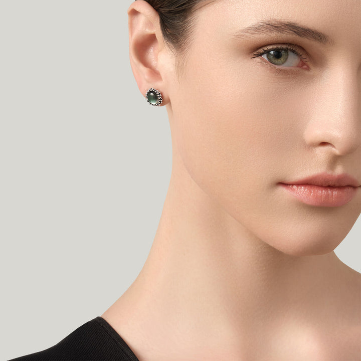 Giovanni Raspini small maui earrings Earrings in 925 silver, mother of pearl and hyaline quartz 12603
