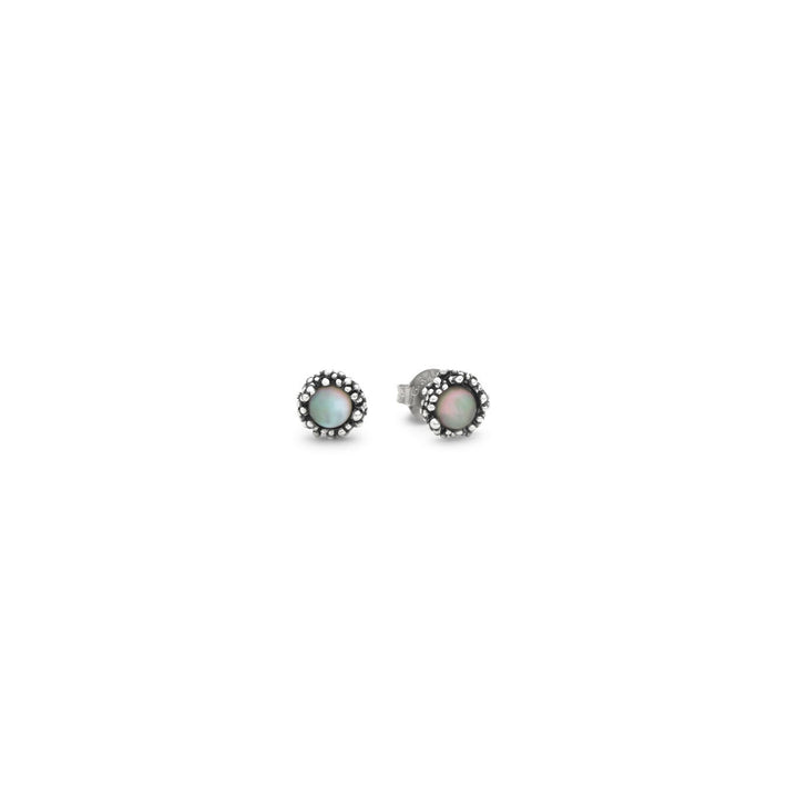Giovanni Raspini maui mini earrings Earrings in 925 silver, mother of pearl and hyaline quartz 12604