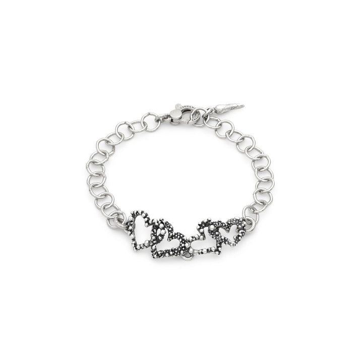 Giovanni Raspini small hearts bracelet 925 Silver Bracelet 12617