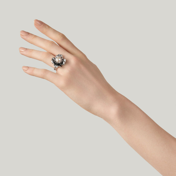 Giovanni Raspini magnolia ring 925 Silver Ring 12636