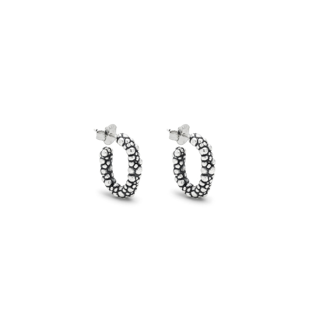 Giovanni Raspini Grand Perlage Earrings - 925 Silver Earrings - 12694