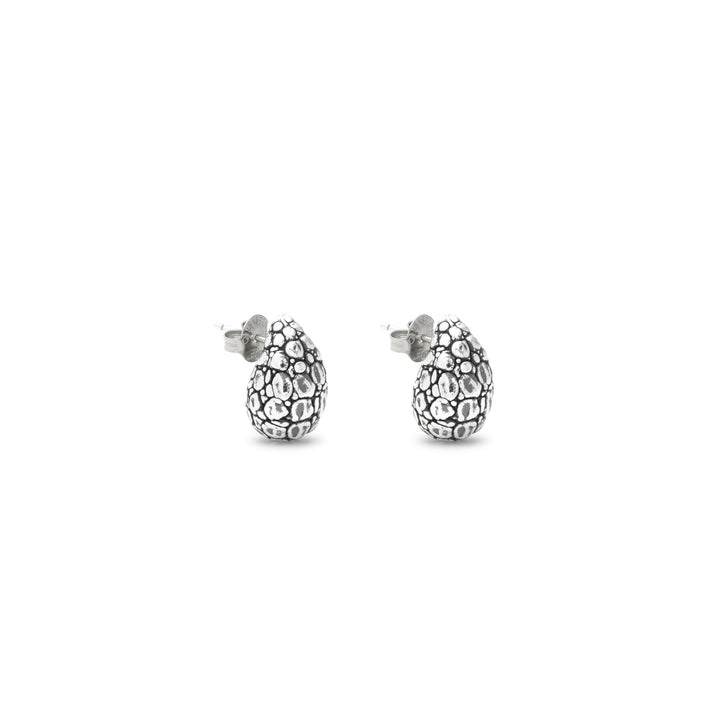 Giovanni Raspini Small Croco Drop Earrings - 925 Silver Earrings - 12705