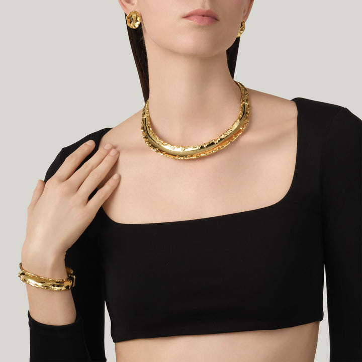 Giovanni Raspini yuma bracelet 18 kt gold plated bracelet N0036