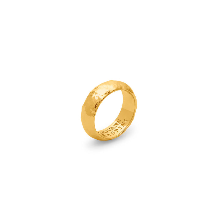Giovanni Raspini sand ring 18 kt gold plated ring N0046