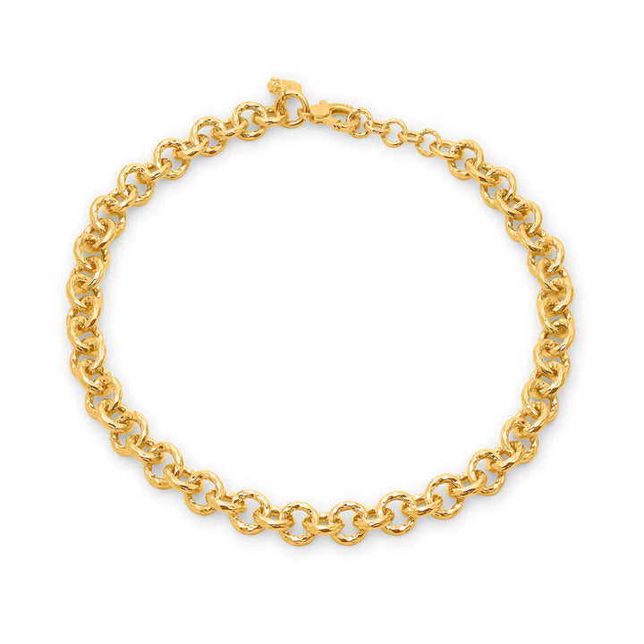 Giovanni Raspini small pueblo necklace 18 kt gold plated necklace N0064