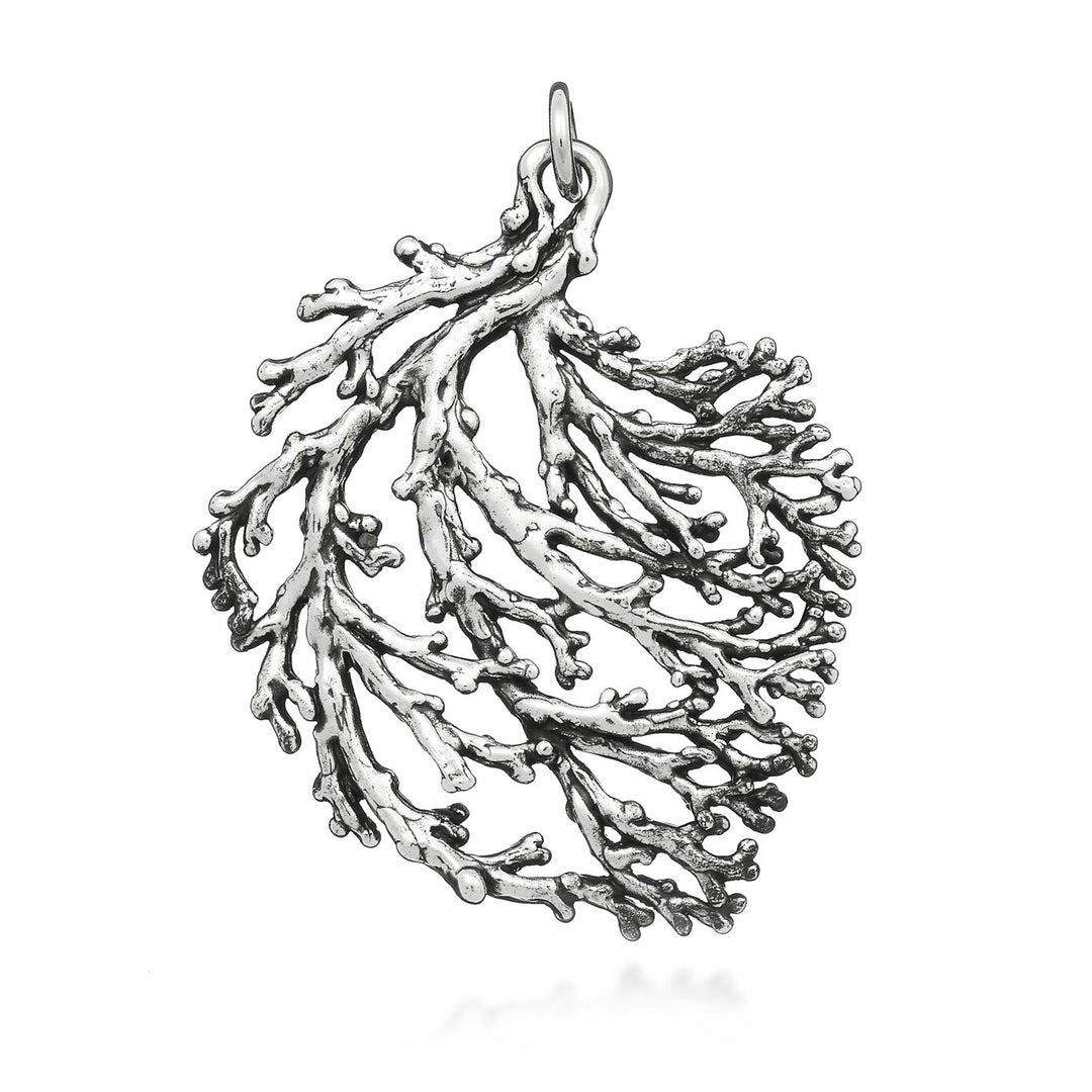 Giovanni Raspini coral charm pendant charm in 925 silver 07908