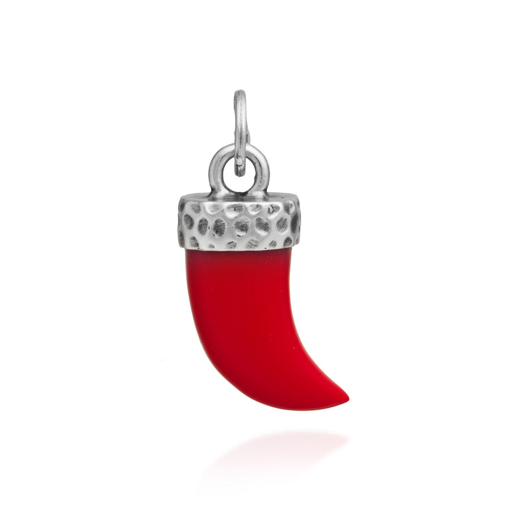 Giovanni Raspini charm pendant tusk 925 silver resin 12038