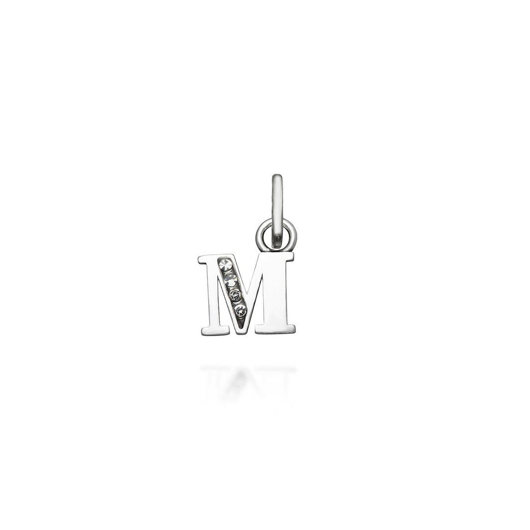 Giovanni Raspini Mini Charm "M" Crystal 12151