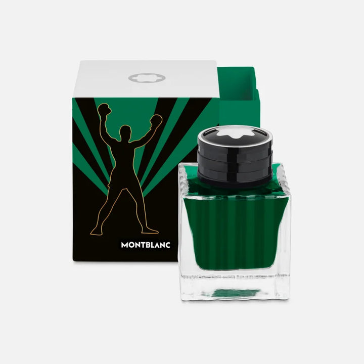 Montblanc ink Boccetta 50ml Great Characters Muhammad Ali Special Edition Green 130298