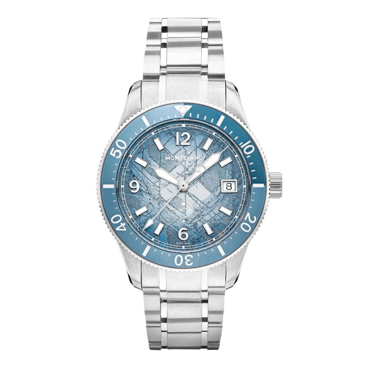 Montblanc Ice Sea Automatic Cloack 0 חמצן 38 מ"מ פלדה אוטומטית אוטומטית 134022