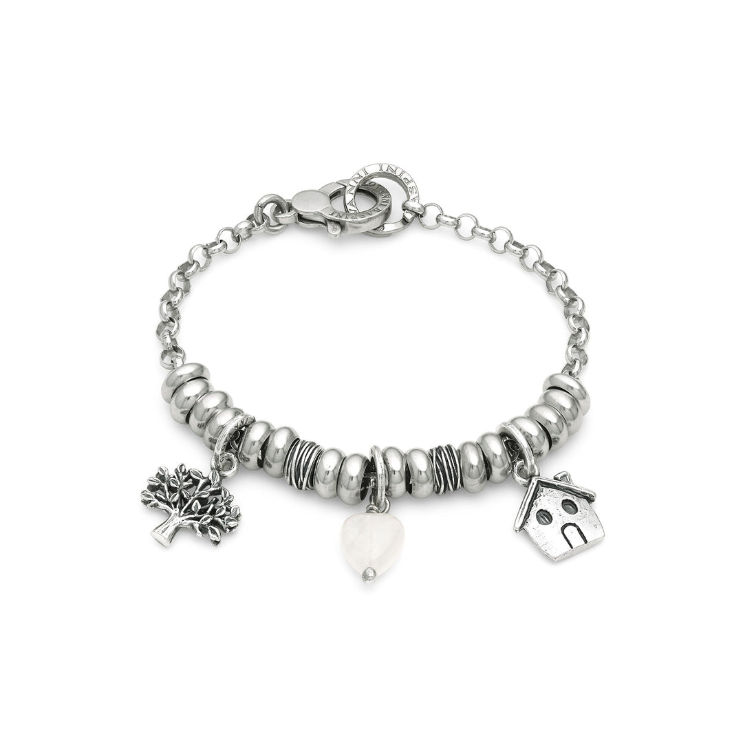 Giovanni Raspini Radici di Luce Bracelet - Bracelet in 925 Silver and rock crystal -