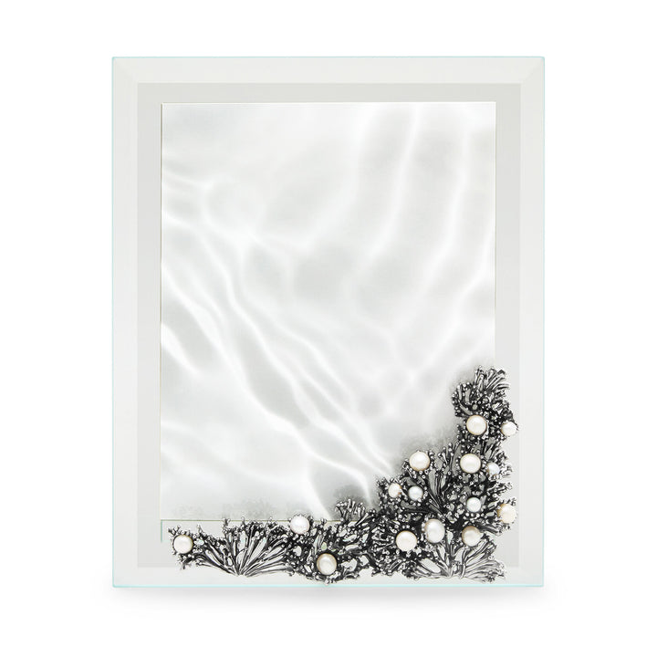 Giovanni Raspini Anemone Light Frame - Silver and cut glass frame - 02389