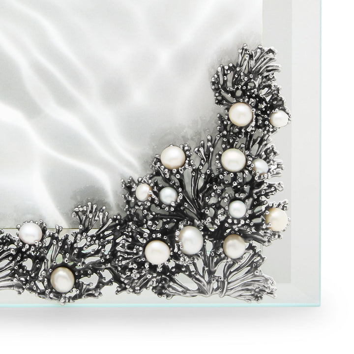 Giovanni Raspini Anemone Light Frame - Silver and cut glass frame - 02389