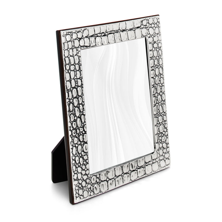 Giovanni Raspini Small Crocodile Frame - Silver Frame - 02401