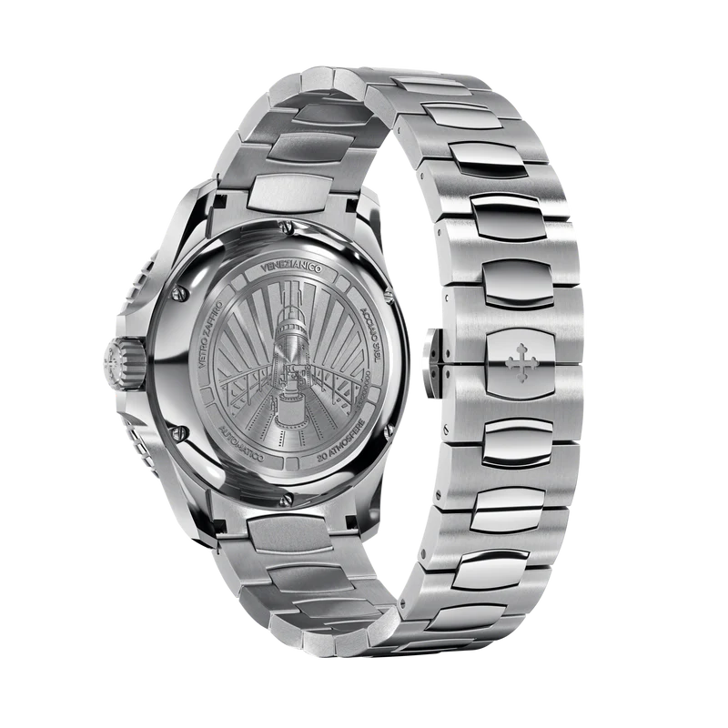 Venezianico Nereide 42mm blue automatic steel watch 3321502C
