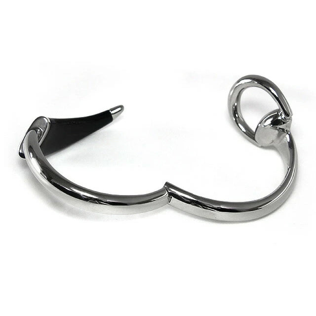 צמיד Gucci Horsebit 925 גימור כסף כסף כסוף 18KT קרן 283722-J8H60-1000