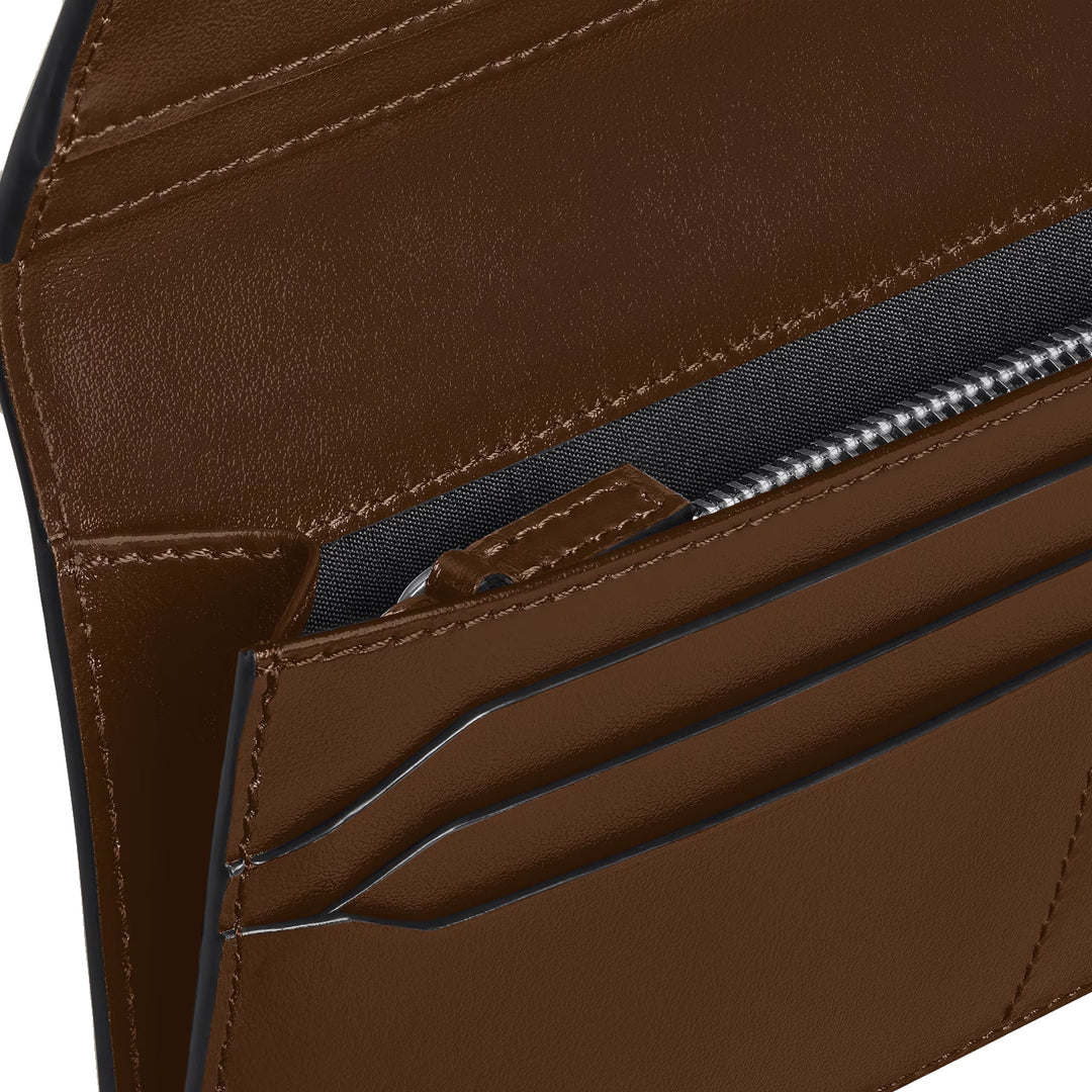 ארנק Montblanc 14 תאי Meisterstück, כיס עם רוכסן מוצל 220318