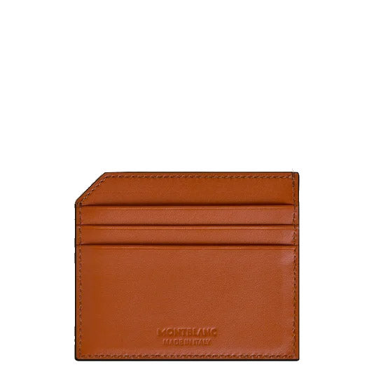 Montblanc Card Holder 6 Compartments Soft Rust 198754