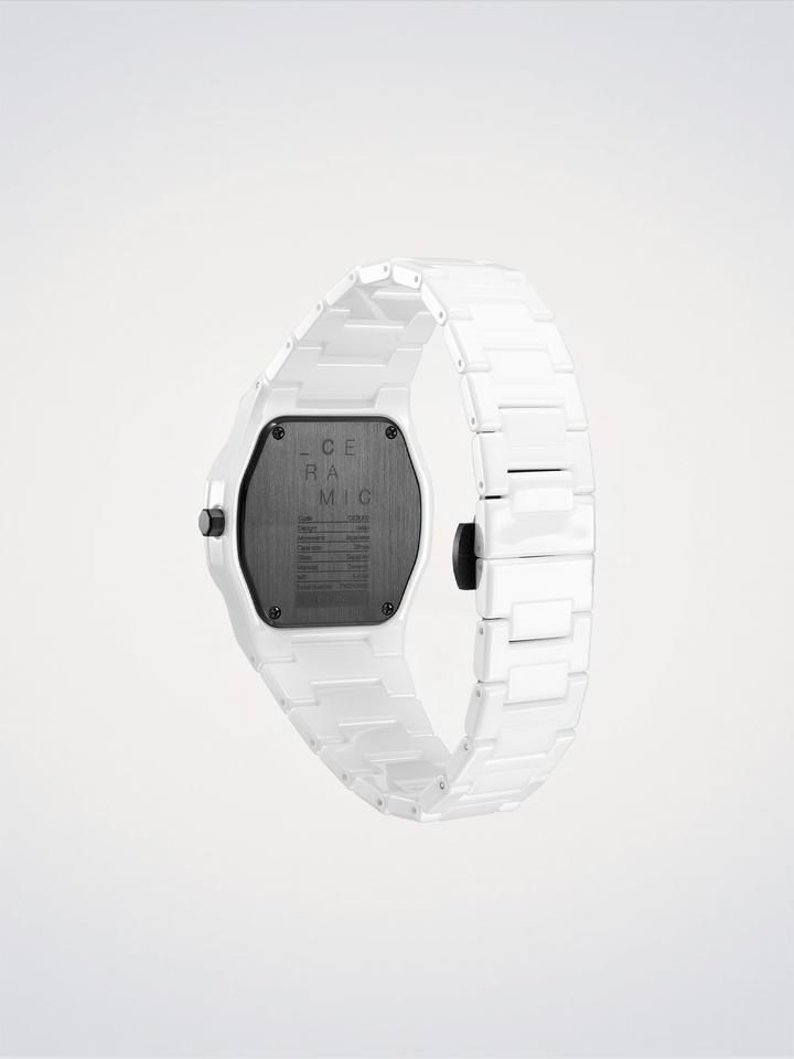 D1 Milano Pure White Ceramic 37 mm D1-CEBU02