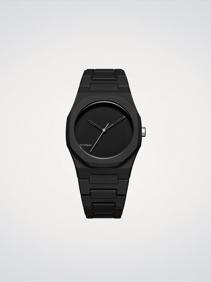 D1 Milano Black_01 Polycarbon Watch 37mm D1-PCBU07