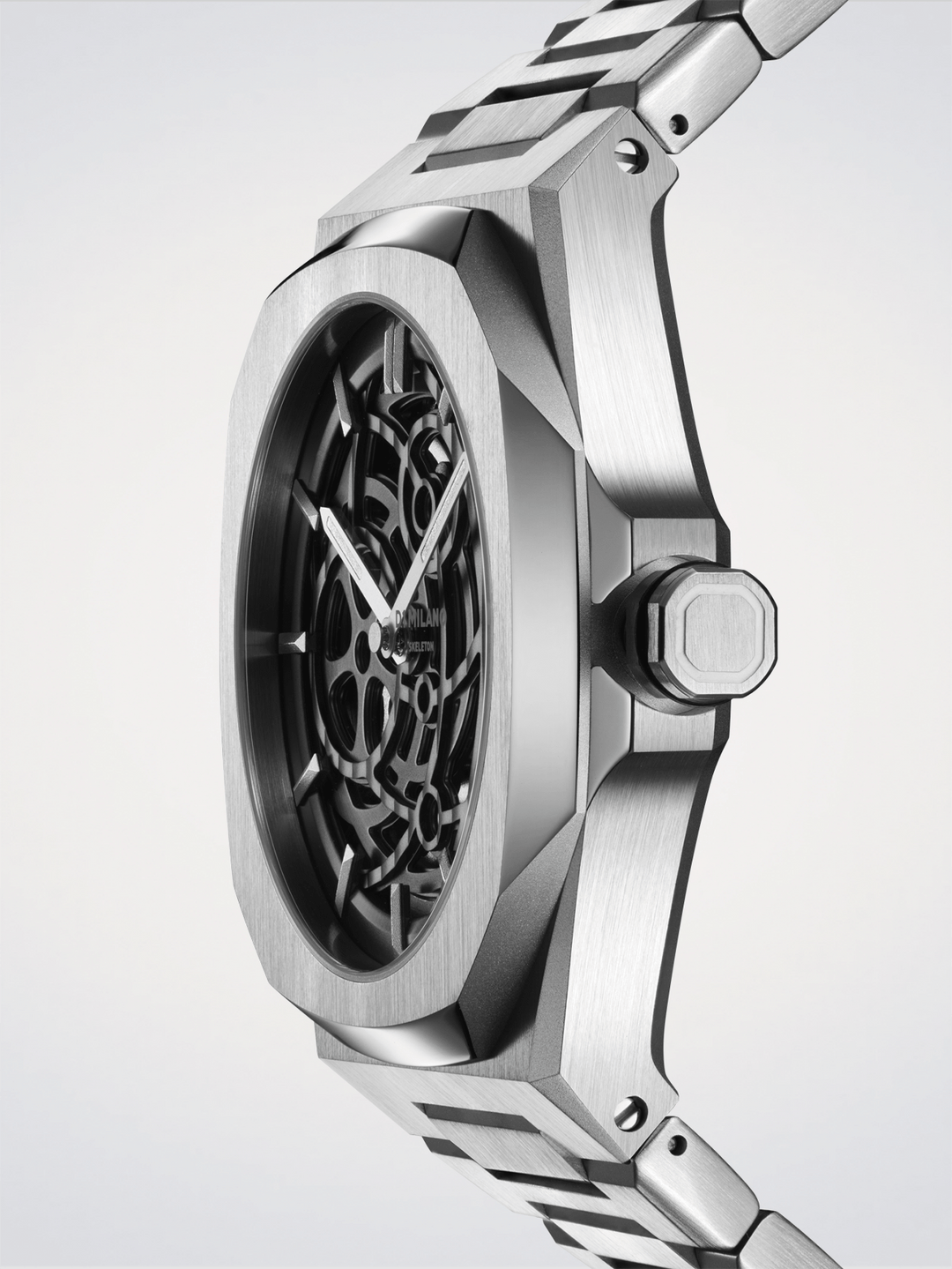 D1 Milano Silver Skeleton 41.5 mm D1-SKBJ10