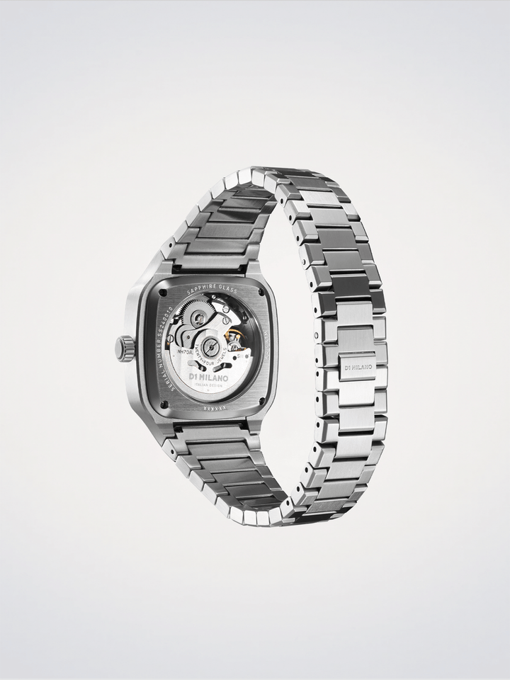 D1 Milano Gray Depth Square Skeleton 37 mm D1-SLBJ01
