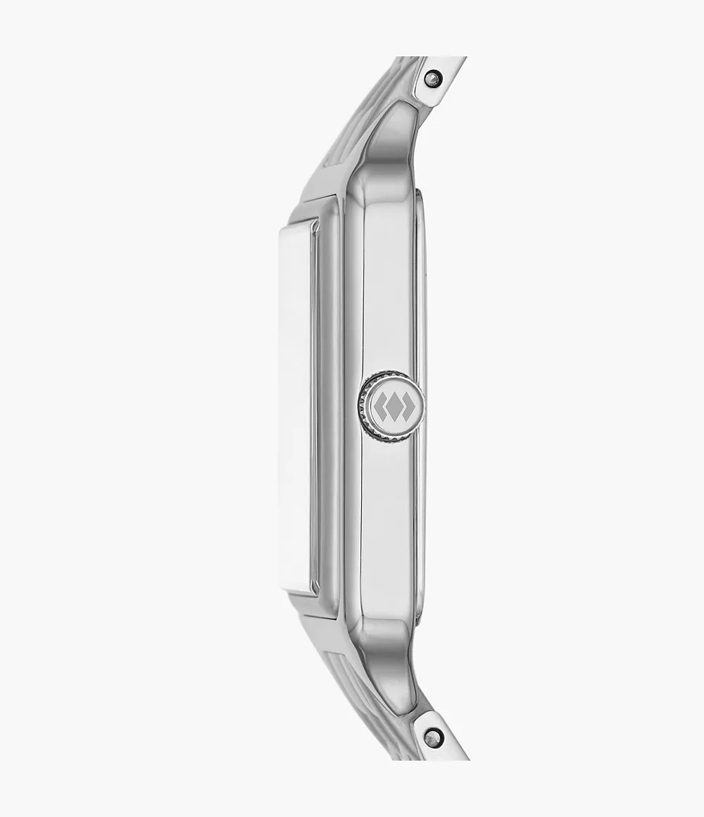 Fossil watch Raquel 23mm silver quartz steel ES5221