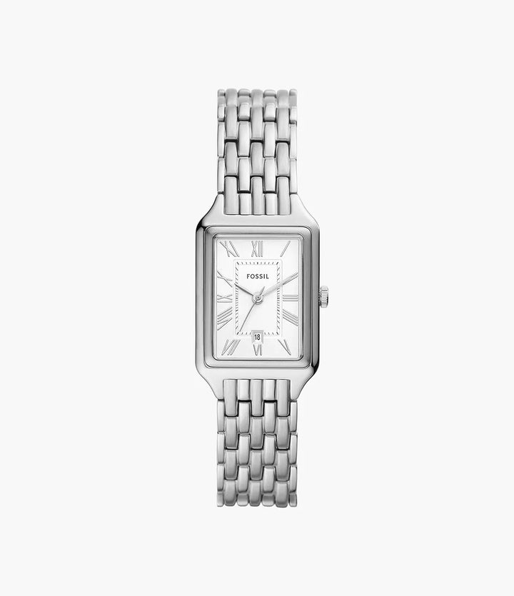 Fossil watch Raquel 23mm silver quartz steel ES5221