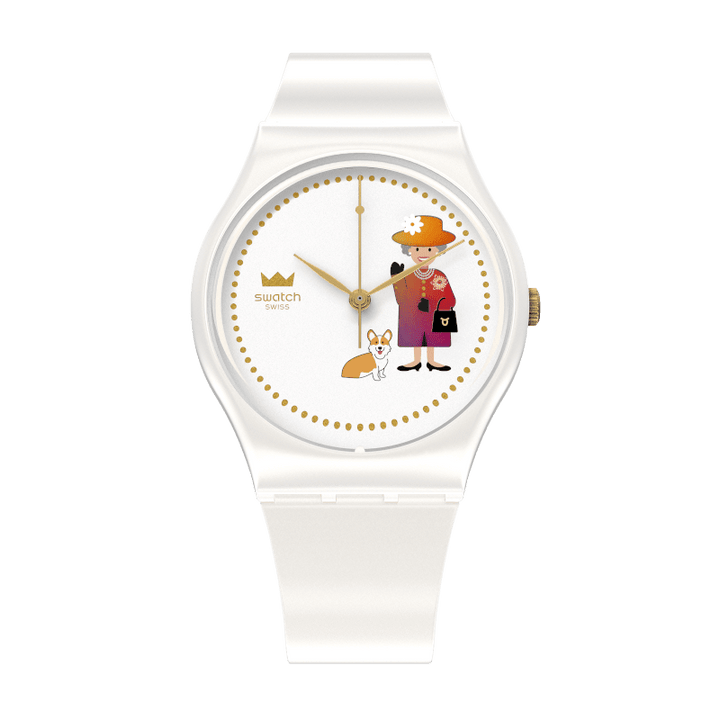 Swatch כמה מקוריים מלכותיים ג'נט 34 מ"מ GZ711