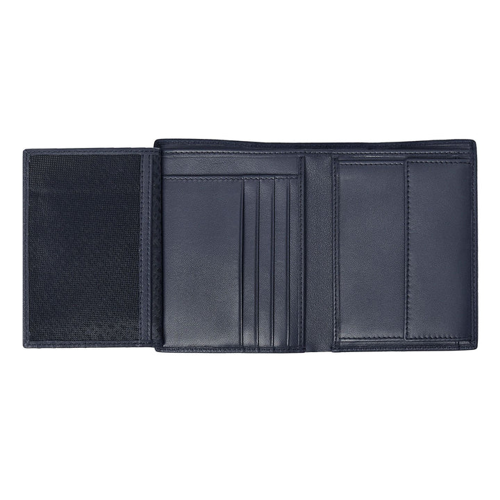 Hugo boss vertical portfolio with a classic granular navy hlo416n flap