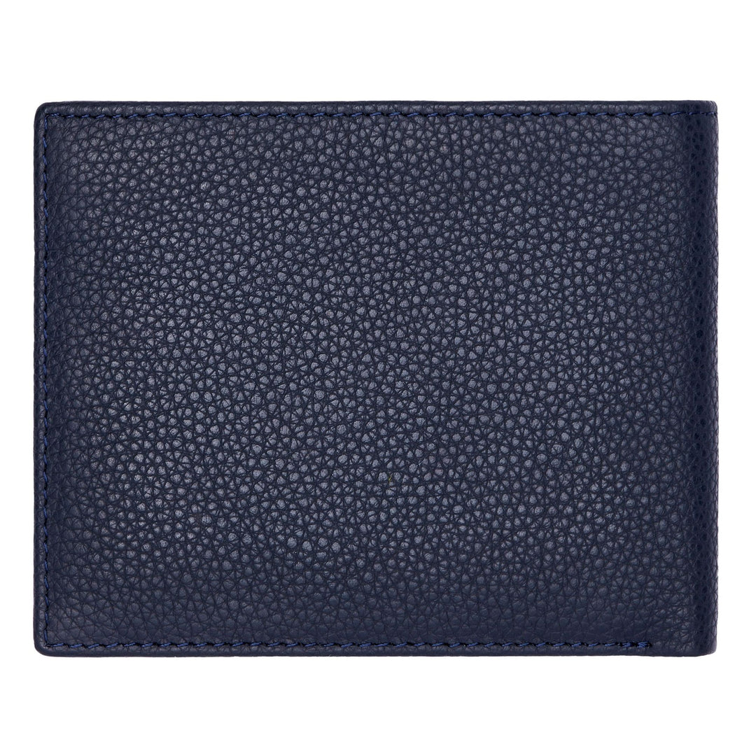 Hugo Boss Classic Navy blue granulated granular portfolio
