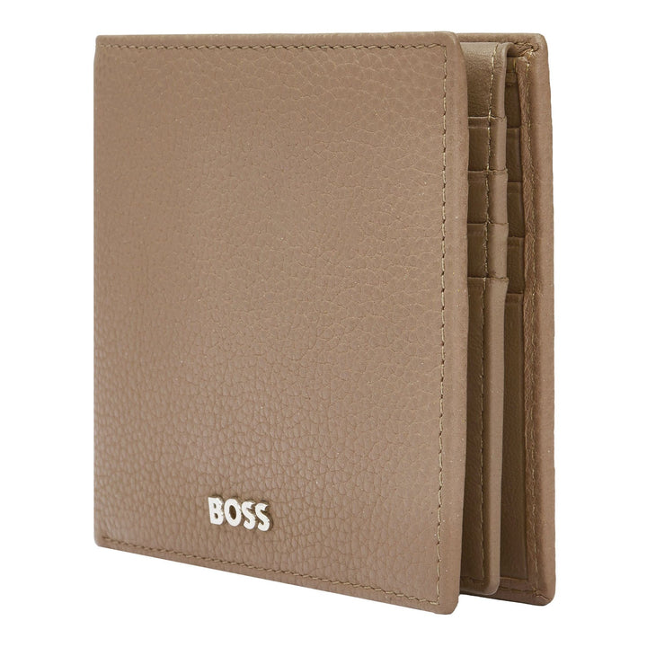 Hugo boss wallet with classic grain granulate camel hry416x