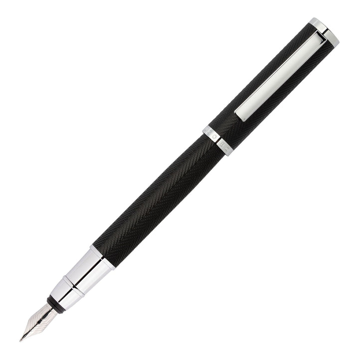 הוגו בוס פננה היווצרות עצם הרינג כרום HSI1062B עט היווצרות