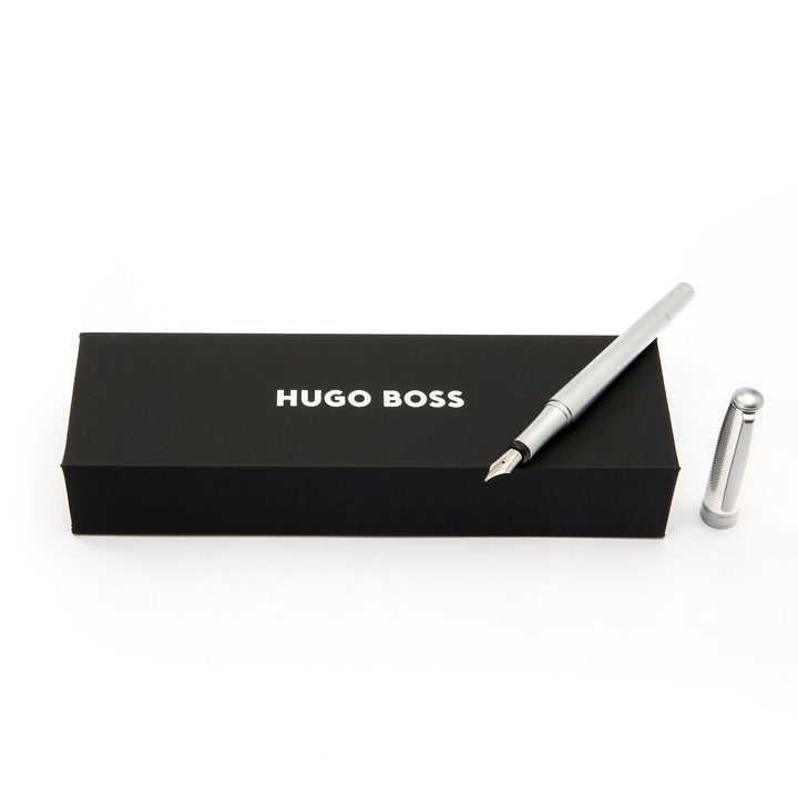 Hugo Boss Essential Metal Silver fountain pen HSY4872C