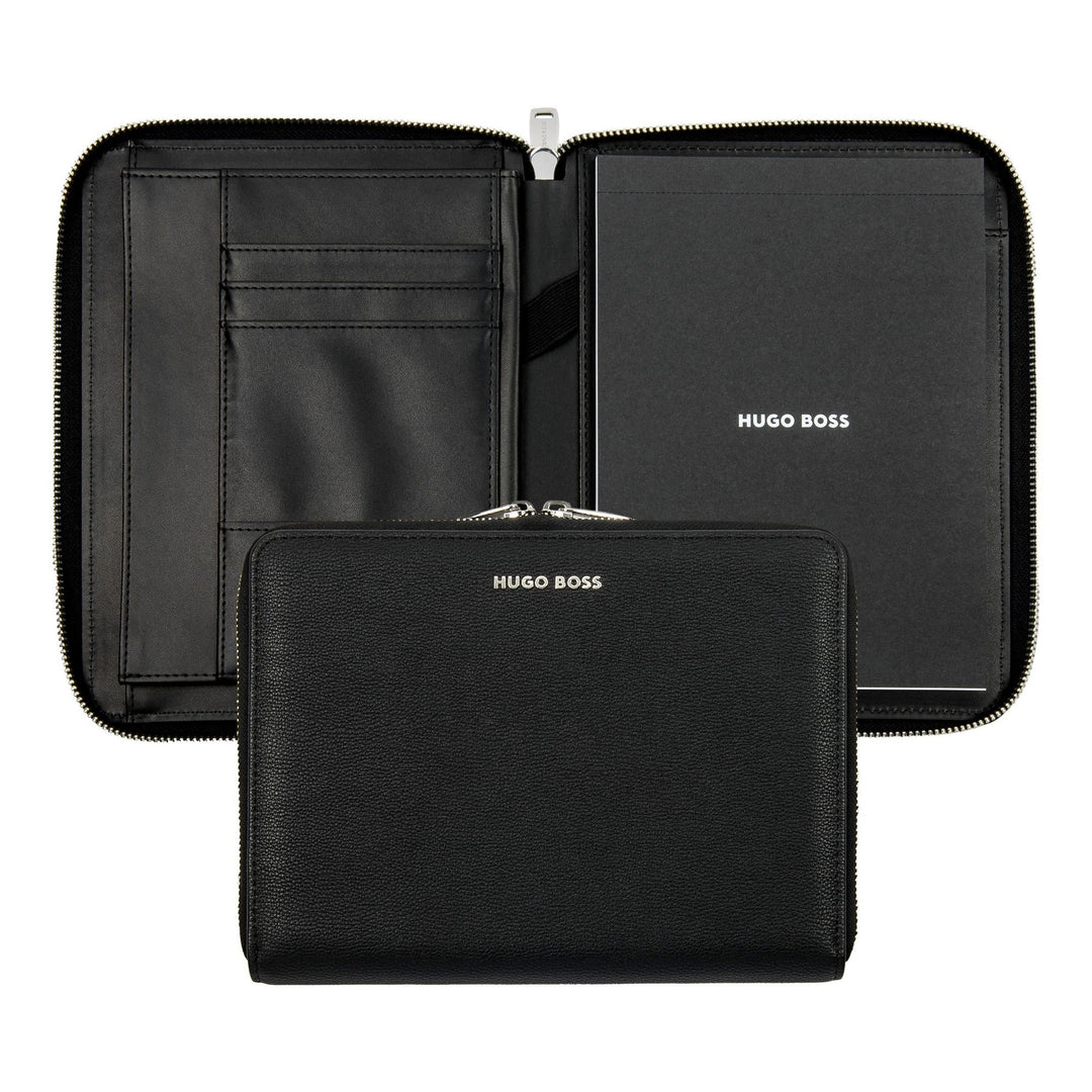 Hugo Boss A5 Conference Folder Pure Iconic Black HTM410A