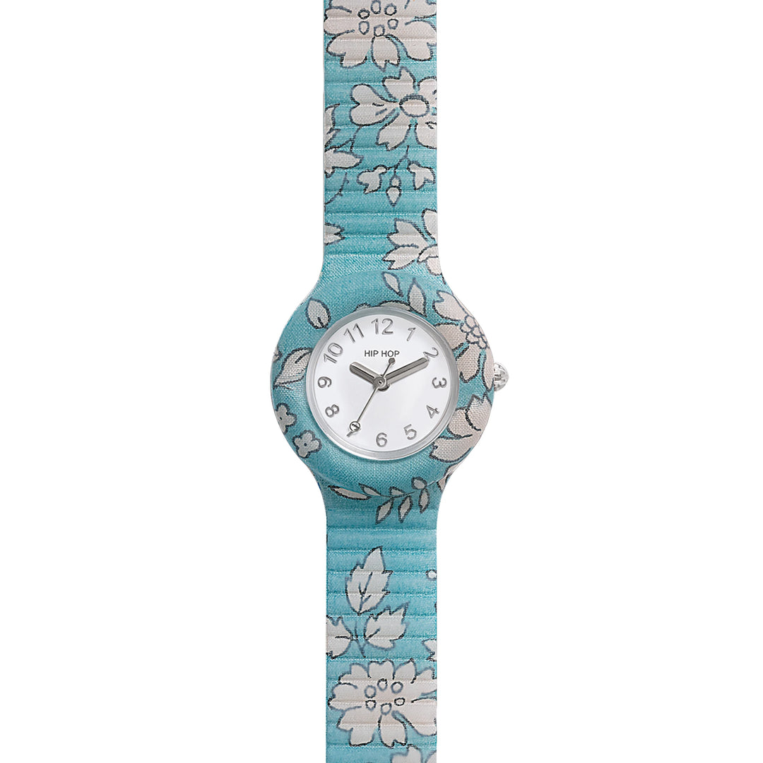 Hip Hop Light Blue Winter Blossom Collection 28mm Hwu1251 watch watch