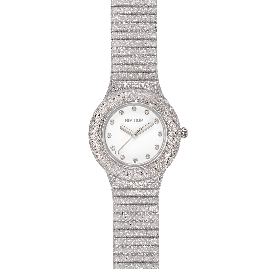 Hip Hop watch Silver Shimmer Crush 32mm HWU1336