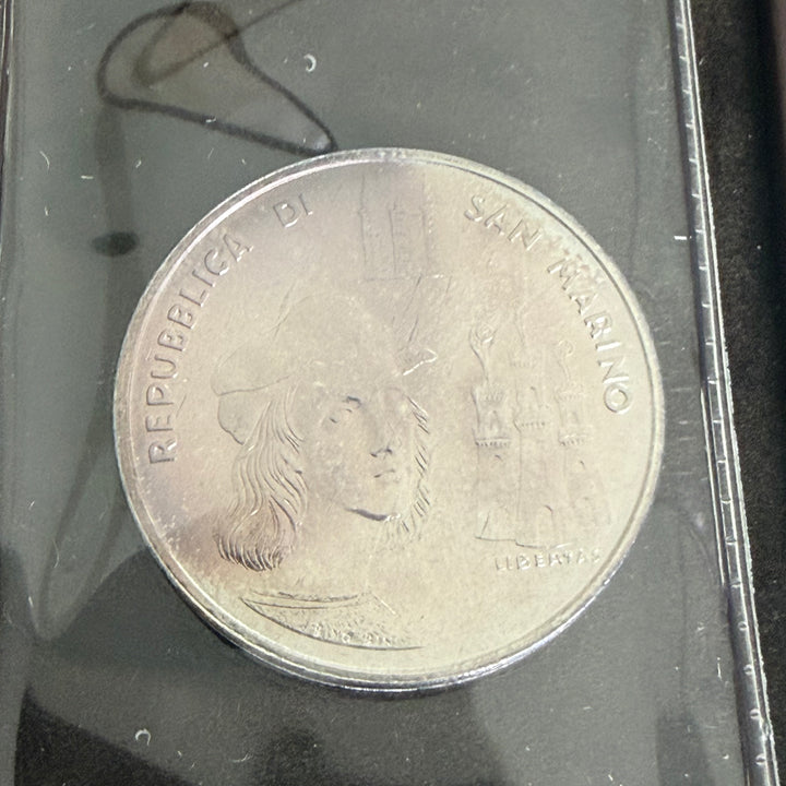 Silver coins 500 1000 Lire Republic of San Marino V Centenary of birth Raffaello Sanzio 1983