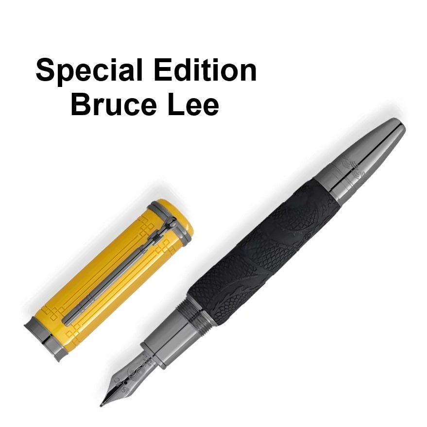 Montblanc fountain pen Great Characters Homage to Bruce Lee Special Edition tip M 133427