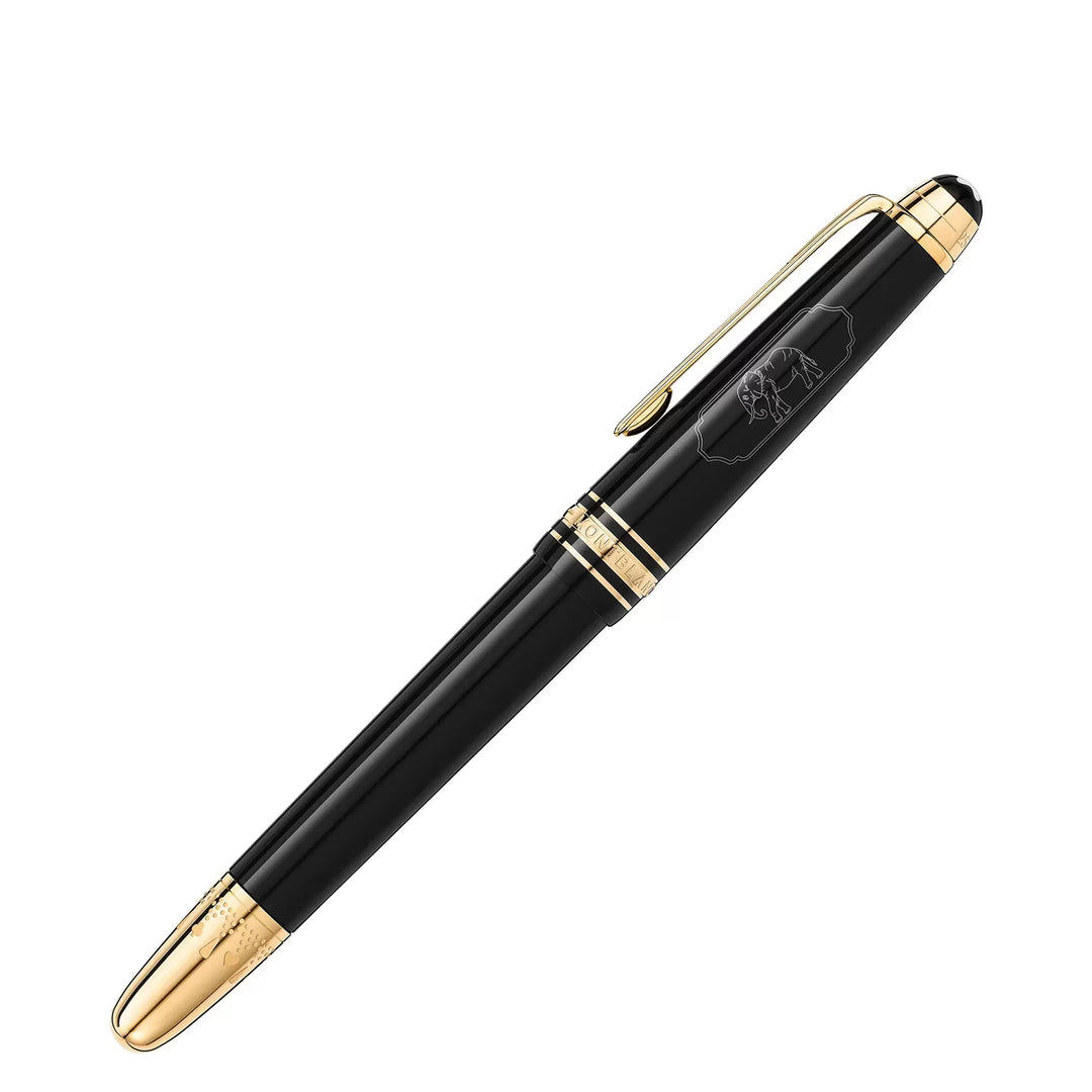 Montblanc fountain pen Meisterstück Around The World in 80 days anthracite tip M 128472