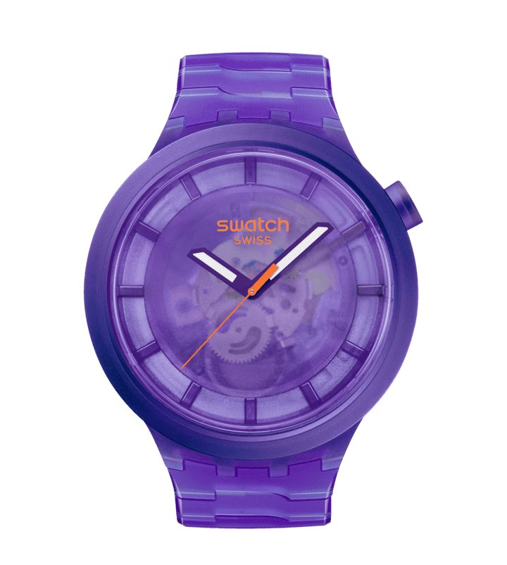 Swatch watch PURPLE JOY 47mm Originals Big Bold SB05V103