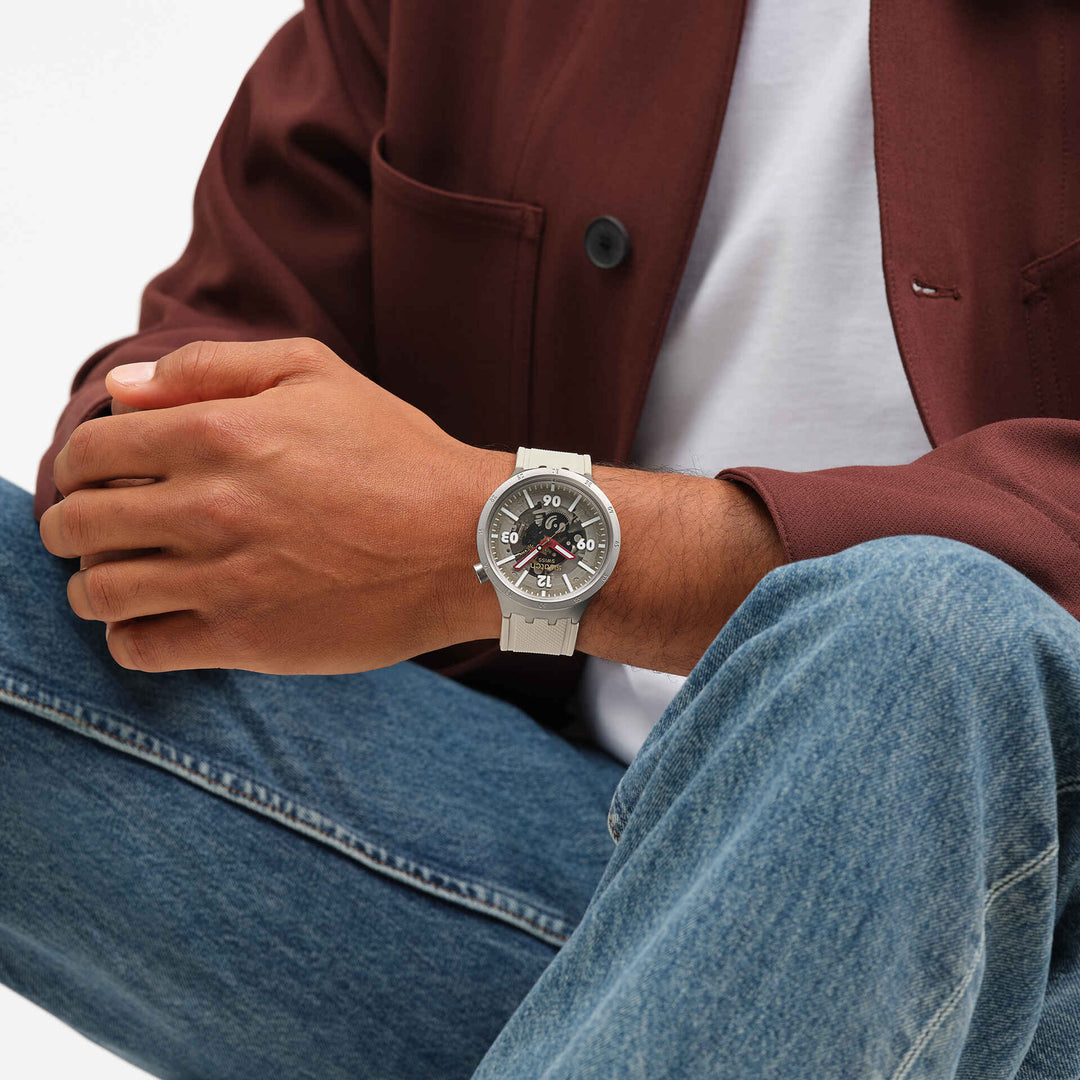 רגע בטוח של Swatch מקוריים גדולים נועזים 47 מ"מ SB07S125
