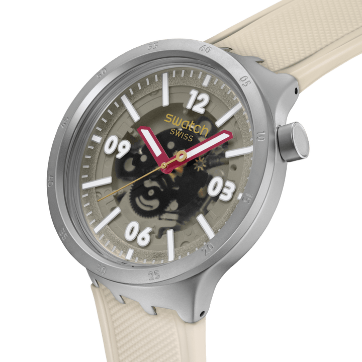רגע בטוח של Swatch מקוריים גדולים נועזים 47 מ"מ SB07S125
