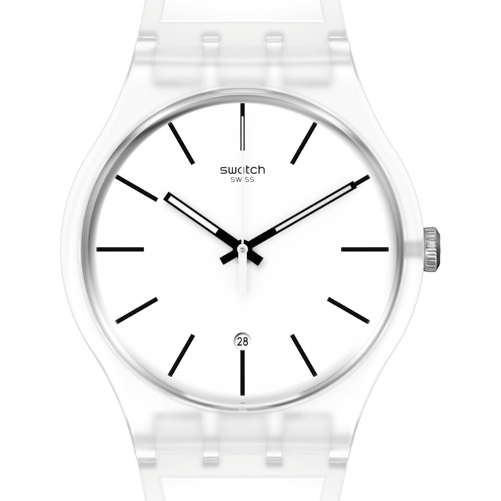 Swatch White Trip Originals New Gent 41mm SO29K401 שעון