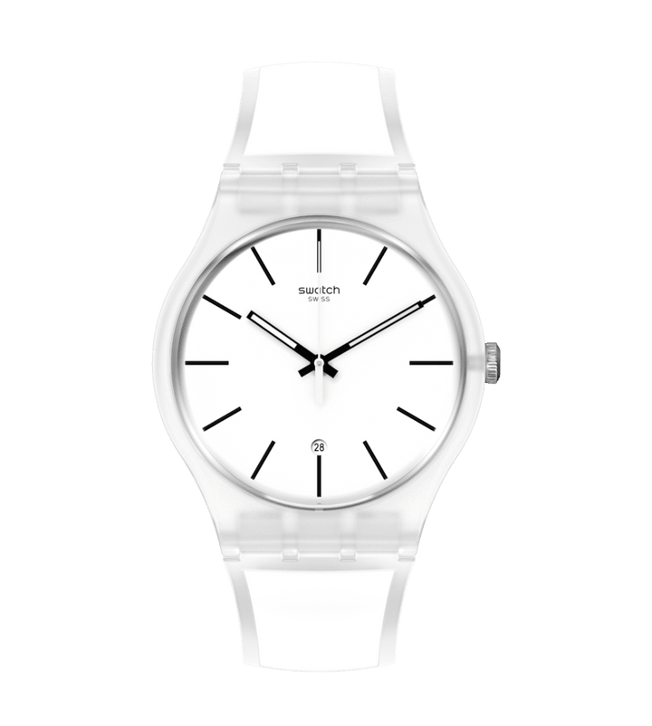 Swatch White Trip Originals New Gent 41mm SO29K401 שעון