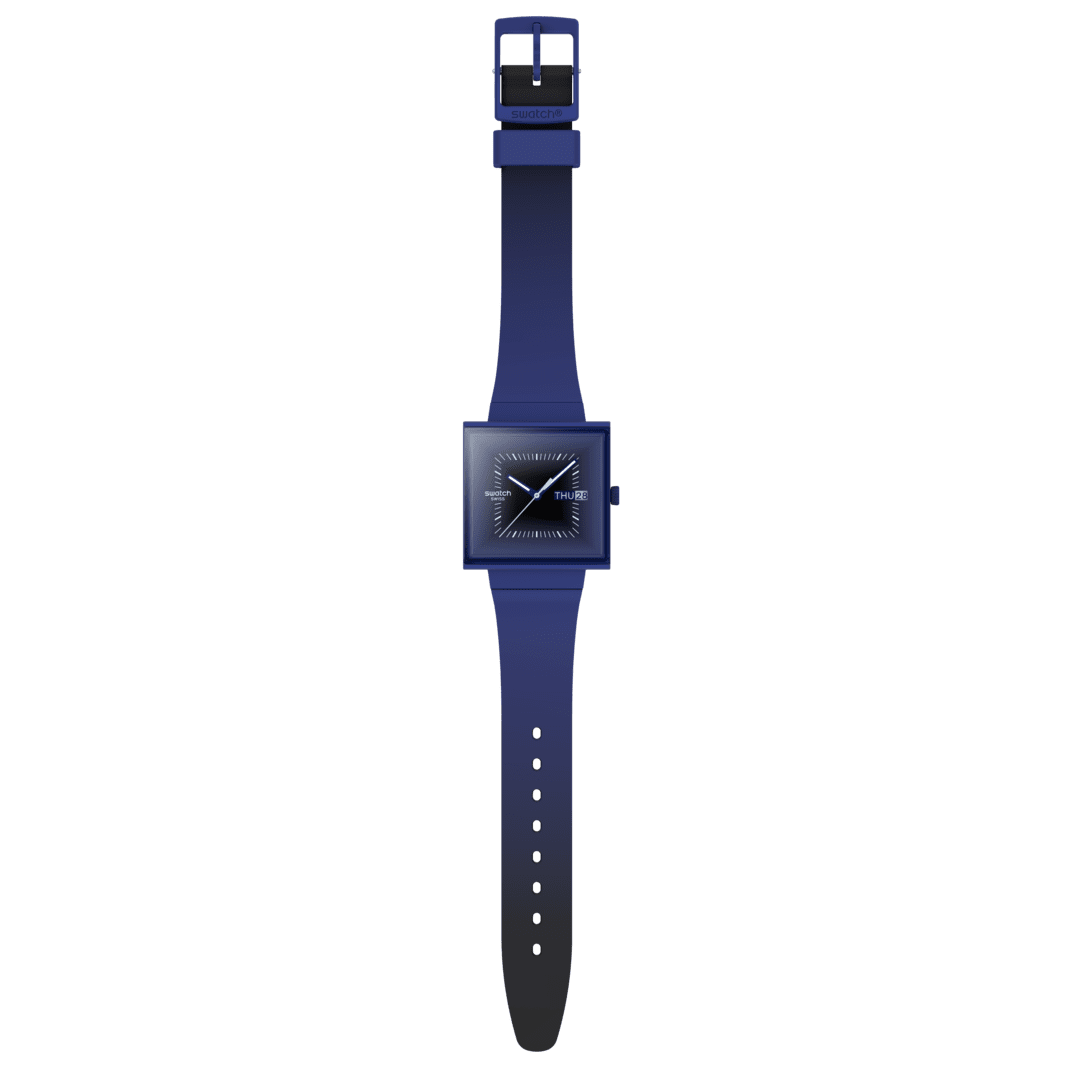 Swatch Squarly Blacklight Originals מה אם? 41 מ"מ SO34N700